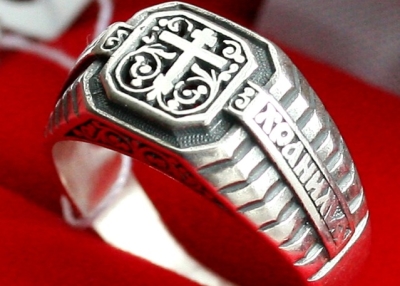 Серебряное кольцо в православии