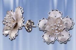 Уникальное украшение - серебряные серьги с жемчугом