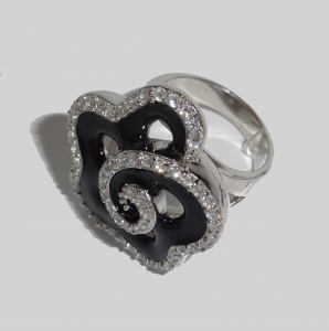 Серебряное кольцо 152361