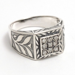 Серебряное кольцо бр-11266
