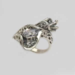 Серебряное кольцо бр-12230