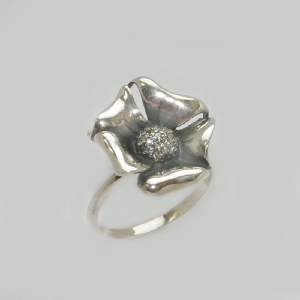 Серебряное кольцо бр-12251