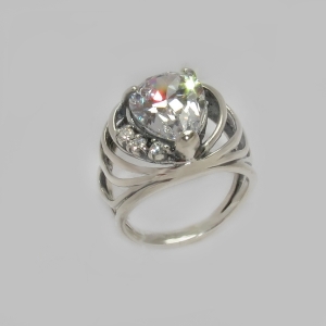Серебряное кольцо бр-12252