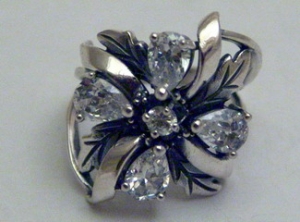 Серебряное кольцо бр-2111626