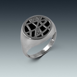 Серебряное кольцо ЛЗ-1314