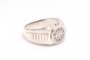 Серебряное кольцо Нострадамус