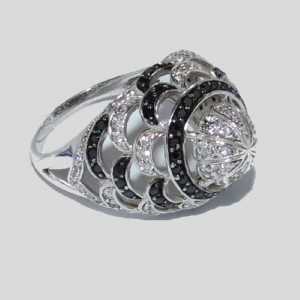 Серебряное кольцо Сокровища ночи 1501003