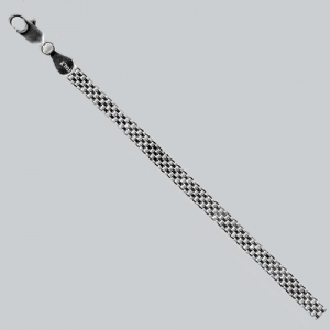 Серебряная цепь Бисмарк 4-х рядный 50см 100404